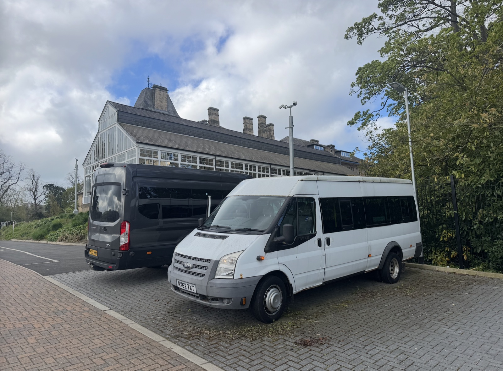 2012 Ford Transit in the workshop at Hexham