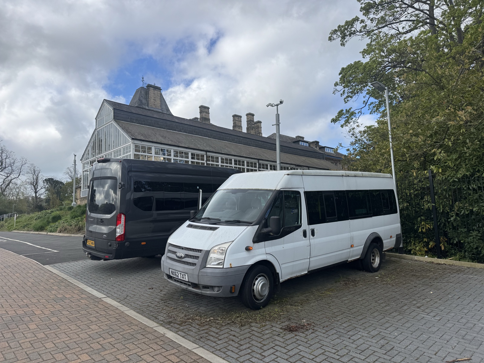 2012 Ford Transit in the workshop at Hexham