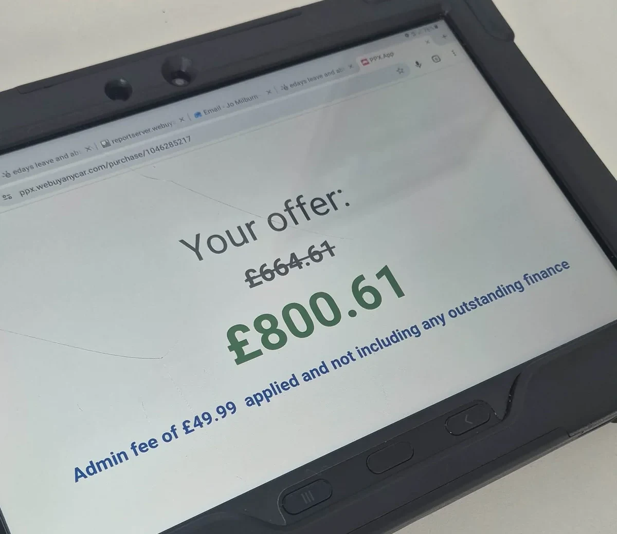 2006 Volvo XC70 appraised in Hexham (NE46 1PU - WBAC branch)