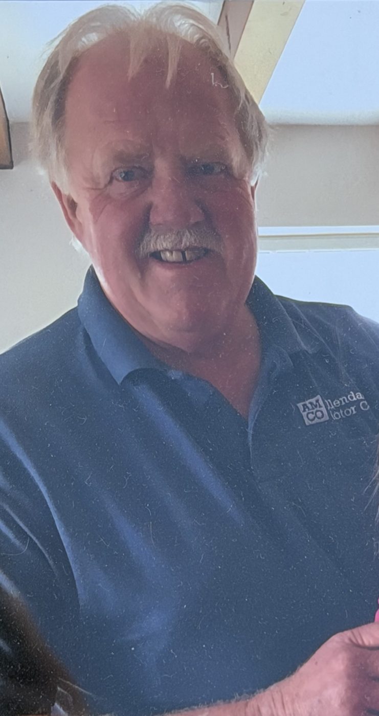 Mick Robson in his Allendale Motor Company polo shirt